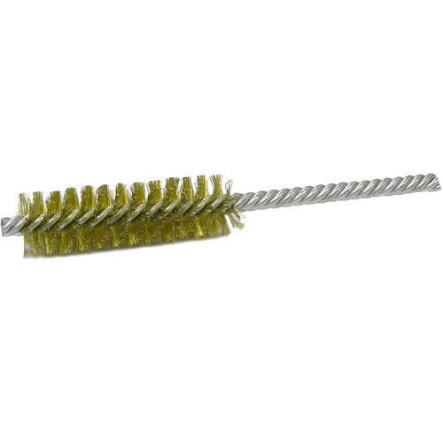 5/8″ Power Tube Brush-0.008″ Brass, 2 Brush Length - Non-Sparking Wire Wheel - Apex Tool & Supply