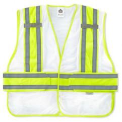 8240HL-NC M/L WHT EXPANDABLE VEST - Apex Tool & Supply