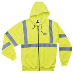 8392 3XL LIME HOODED SWEATSHIRT - Apex Tool & Supply