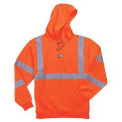 8393 S ORANGE HOODED SWEATSHIRT - Apex Tool & Supply