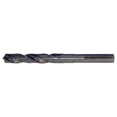 ‎1-1/4 RHS / RHC HSS 118 Degree Radial Point 1/2 Reduced Shank Silver & Deming Drill - Steam Oxide - Exact Industrial Supply