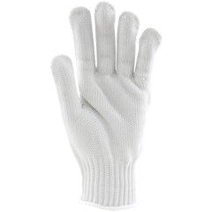 ‎22-720XL SS Engineered Yarn - Stainless Steel Wire Core and Cover - Medium Weight - White - Exact Industrial Supply
