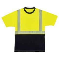 8280BK XL LIM/BLK FRONT PERF T-SHIRT - Apex Tool & Supply