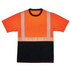 8280BK 5XL ORG/BLK PERF T-SHIRT - Apex Tool & Supply