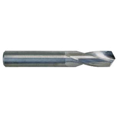 1 mm Dia. × 1 mm Shank × 6 mm Flute Length × 26 mm OAL, Uncoated, External Coolant, Round Solid Carbide Drill