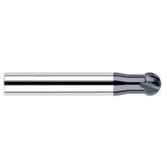 Undercutting End Mills - 0.0781″ (5/64″) Cutter Diameter × 0.2500″ (1/4″) Neck Length × 220° Carbide Undercutting End Mill, 2 Flutes, AlTiN Coated