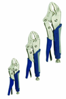 3 Piece - Curve Jaw Cushion Grip Locking Plier Set - Apex Tool & Supply