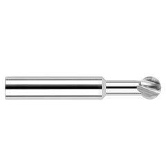 Undercutting End Mills - 0.1562″ (5/32″) Cutter Diameter × 0.2500″ (1/4″) Neck Length × 270° Carbide Undercutting End Mill, 4 Flutes