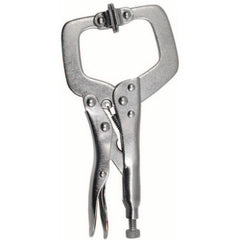 LOCKING C-CLAMP W/SWIVEL PAD 6″ - Apex Tool & Supply