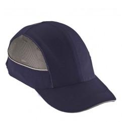 8960 LONG BRIM NAVY BUMP CAP W/LED - Apex Tool & Supply