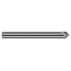 Engraving Cutters - 0.1875″ (3/16″) Shank Diameter × 30° included Carbide Marking Cutter, 2 Flute - Exact Industrial Supply
