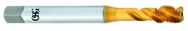 M18 x 1.5 Dia. - 6H - 4 FL - HSS - TiN - Modified Bottom Spiral Flute Tap - Apex Tool & Supply