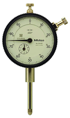 1" Total Range - 0-100 Dial Reading - AGD 2 Dial Indicator - Apex Tool & Supply