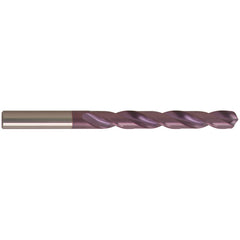 2.5 mm Dia. × 2.5 mm Shank × 30 mm Flute Length × 57 mm OAL, Jobber, 118°, nano-FIREX, 2 Flute, External Coolant, Round Solid Carbide Drill