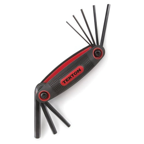8PC FOLDING HEX KEY WRENCH SET MM - Apex Tool & Supply