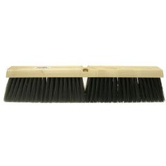 24″ - Black Medium Sweeping Broom Without Handle - Apex Tool & Supply
