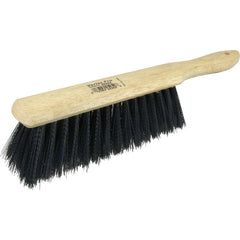 8″ - Black Synthetic Counter Dusters / Oil / Water Resistant Industrial Hand Brush - Apex Tool & Supply