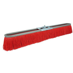 18″ Vortec Pro Medium Sweep Strip Broom, Red Polypropylene Fill - Apex Tool & Supply