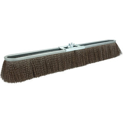 18″ Vortec Pro Coarse Sweep Strip Broom, Brown Polypropylene Fill - Apex Tool & Supply