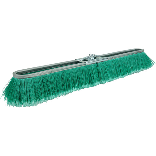 24″ Vortec Pro Fine Sweep Strip Broom, Green Polypropylene Fill - Apex Tool & Supply