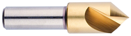 1/2" Size-1/4 Shank-82°-HSS Single Flute Countersink - Apex Tool & Supply