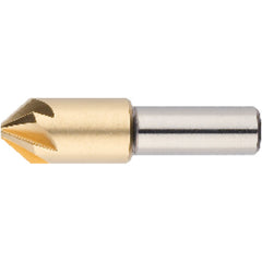 3/8″ Cutting Dia. 1/4″Shank Dia, 6 Flute, 60 Degrees, HSSCo Countersink Series/List #1755 - Apex Tool & Supply