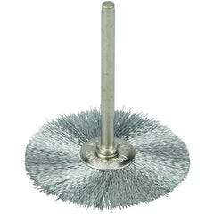 1 1/4″ Diameter - Steel Wire Mini Wheel Brush - Apex Tool & Supply