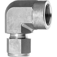 Value Collection - Metal Compression Tube Fittings Type: Female Elbow End Connections: Comp x FNPT - Apex Tool & Supply