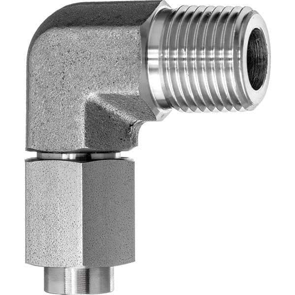 Value Collection - Metal Flared Tube Fittings Type: Male Elbow Flared Degrees: 37 - Apex Tool & Supply