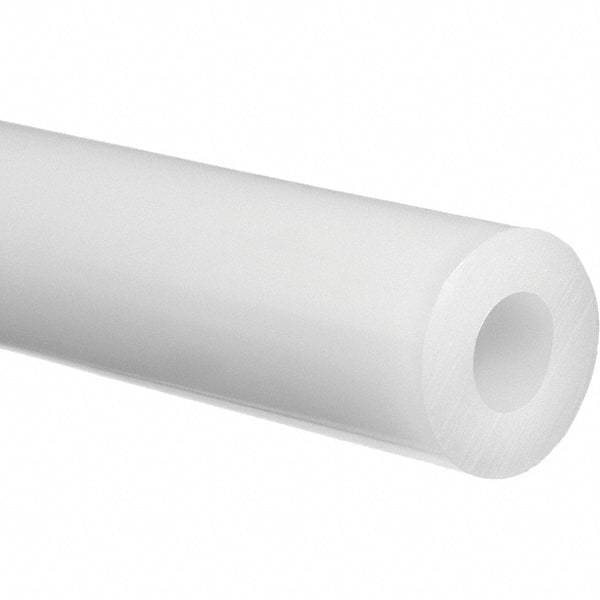 Value Collection - 1/2" ID x 5/8" OD, 100' Long, PTFE Tube - White, 100 Max psi, -150 to 500°F - Apex Tool & Supply