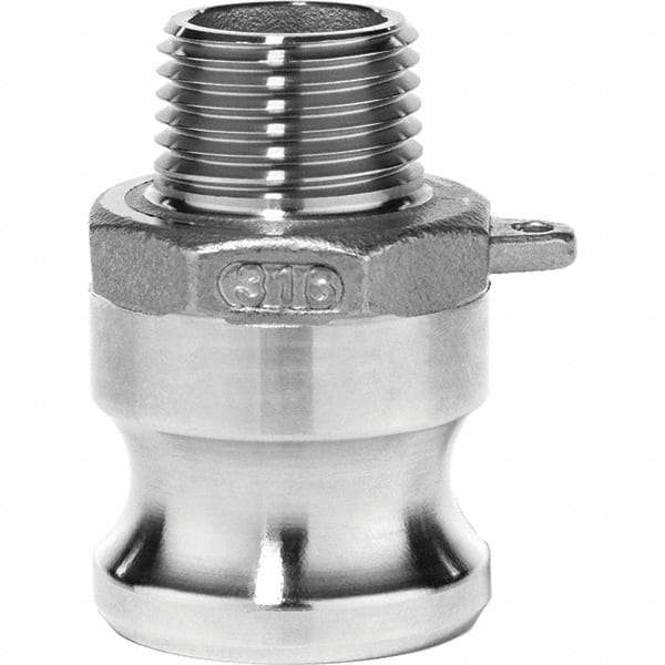 Value Collection - Suction & Discharge Hose Couplings Type: Cam & Groove Coupling Descriptor: Male Adapter Male NPT Thread - Apex Tool & Supply