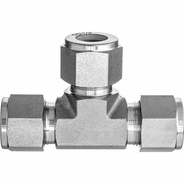 Value Collection - Metal Compression Tube Fittings Type: Union Tee End Connections: Comp x Comp x Comp - Apex Tool & Supply