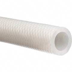 Value Collection - 1/2" ID x 7/8" OD, 100' Long, Silicone Reinforced (FDA) Tube - Clear, 290 Max psi, -100 to 440°F - Apex Tool & Supply