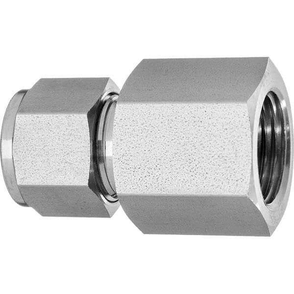Value Collection - Metal Flared Tube Fittings Type: Female Connector Flared Degrees: 37 - Apex Tool & Supply