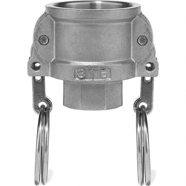USA Sealing - 1-1/2" x 1-1/2" Cam & Groove Female Coupler Female NPT Thread - Apex Tool & Supply