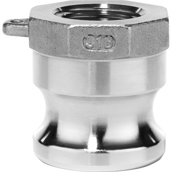 USA Sealing - 1-1/2" x 1-1/2" Cam & Groove Male Adapter Female NPT Thread - Apex Tool & Supply