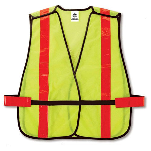 8080BAX Lime Non-Cert X-Back Vest - Apex Tool & Supply