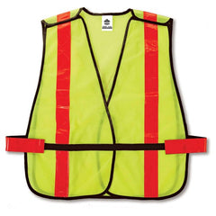 8080BAX Lime Non-Cert X-Back Vest - Apex Tool & Supply