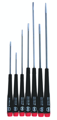 7 Piece - Precision Slotted & Phillips Screwdriver Set - #26092 - Includes: Slotted 2.5 - 4.0mm & Phillips Screwdriver #0 x 75 - Apex Tool & Supply