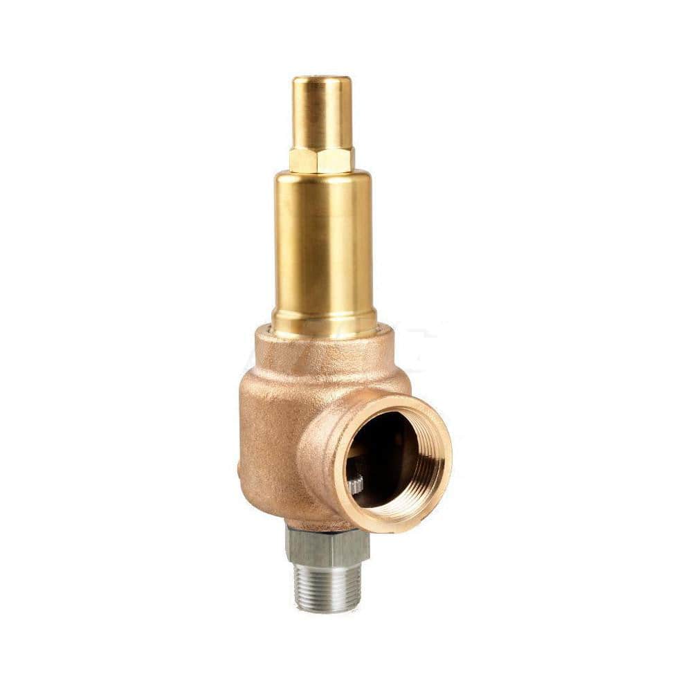 2 Mnpt X 3 Fnpt Series 741-Jj Asme Section Viii Safety Valve With (J) Orifice, Metal Seat, Closed Cap For Liquid Service Set 175 Psi