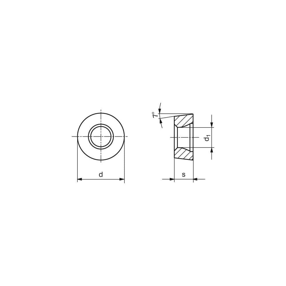 Turning Insert:  RCMT85MOSN-SM CTCP125,  Solid Carbide TiCN & Al2O3 Finish,  Neutral,  0.4921″ Corner Radius,  0.0 &deg N/A Round,  Series  RCMT
