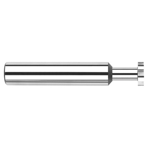 0.1562″ (5/32″) Cutter Diameter × 0.0250″ Width × 0.5000″ (1/2″) Neck Length Carbide Square Standard Keyseat Cutter, 6 Flutes