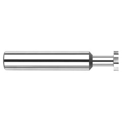 0.0620″ (1/16″) Cutter Diameter × 0.0470″ (3/64″) Width × 0.0930″ (3/32″) Neck Length Carbide Square Standard Keyseat Cutter, 4 Flutes