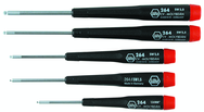 5 Piece - 1.27mm - 3.0mm - Precision Ball End Hex Metric Screwdriver Set - Apex Tool & Supply