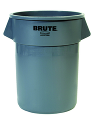 Brute - 55 Gallon Round Container --Â Double-ribbed base - Apex Tool & Supply