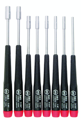 8 Piece - 3/32 - 1/4" - Precision Inch Nut Driver Set - Apex Tool & Supply