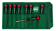 8 Piece - 3/32 - 1/4" - PicoFinish Precision Inch Nut Driver Set in Canvas Pouch - Apex Tool & Supply