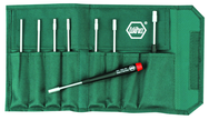 8 Piece - 2.5mm - 6mm - Precision Metric Nut Driver Set in Canvas Pouch - Apex Tool & Supply