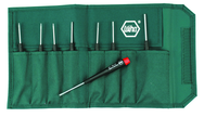8 Piece - T3; T4; T5; T6; T7; T8 x 40mm; T9; T10 x 50mm - Precision Torx Screwdriver Set in Pouch - Apex Tool & Supply