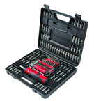 135 Piece -Everybit™ Ratchet Screwdriver Bit Set - Apex Tool & Supply